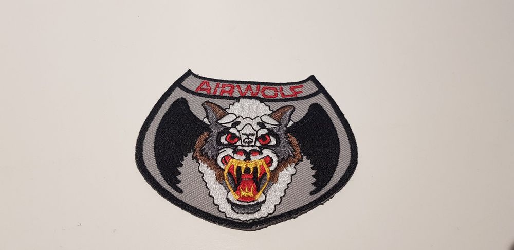 Patch, logo AIRWOLF - American action military TV-series (Neu (gemäss ...