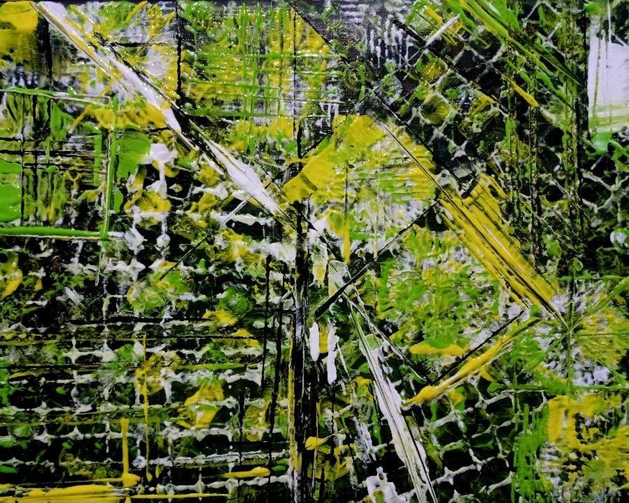 Dipinti: Abstraktes Bild "GEOMETRIC DANDELIONS" 30x24cm – Nuovo e nell'imballaggio originale da Rovio venduto da POSITIFFARTandPLANTS 3