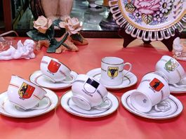 6er Set Espressotassen Langenthal – Schweizer Kantonswappen