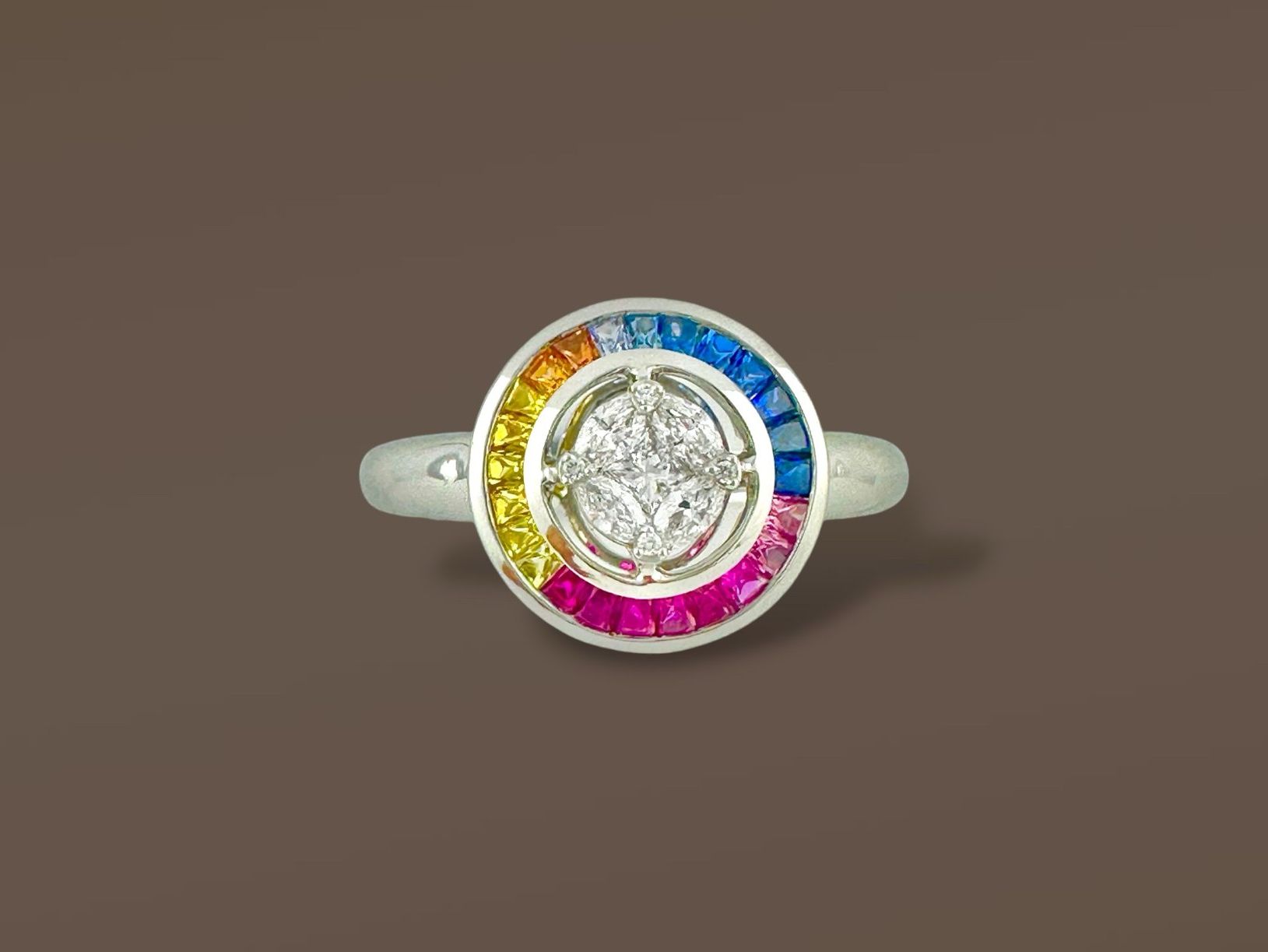 Bagues: Rainbow Saphir - Diamant - Ring – D'occasion à Zuzwil SG par artimmo 5