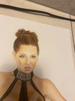 Pinup, original, signiert, Format A3