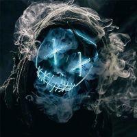 Masque Led de fête d'halloween