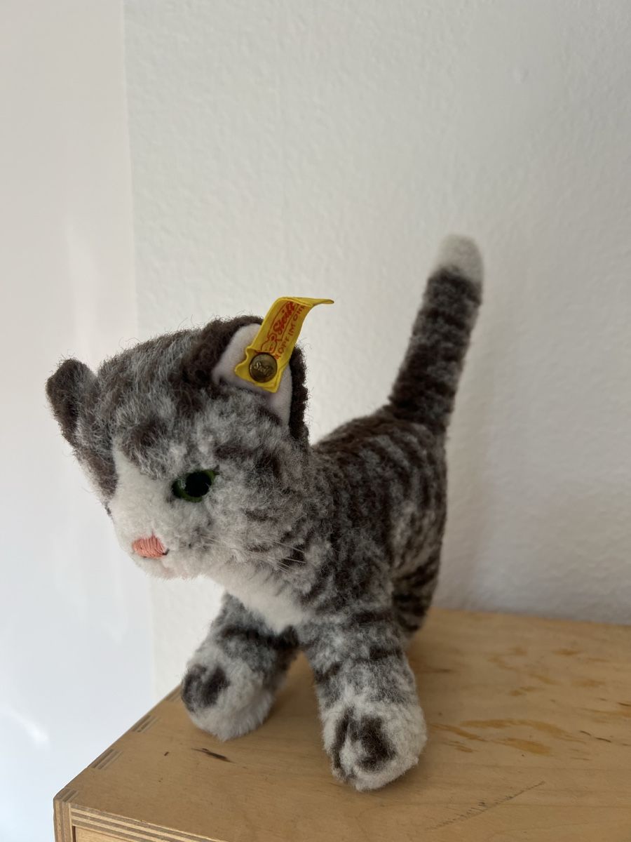 Steiff Giocattoli: Steiff Katze Filz guter Zustand – Usato da winterthur venduto da Cw5 1