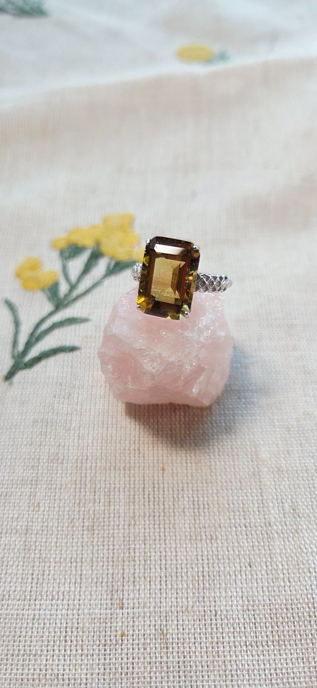 Anelli: NEW - S925 Citrine Ring (Adjustable) – Nuovo (secondo la descrizione) da Zürich venduto da cin_wcf6 4