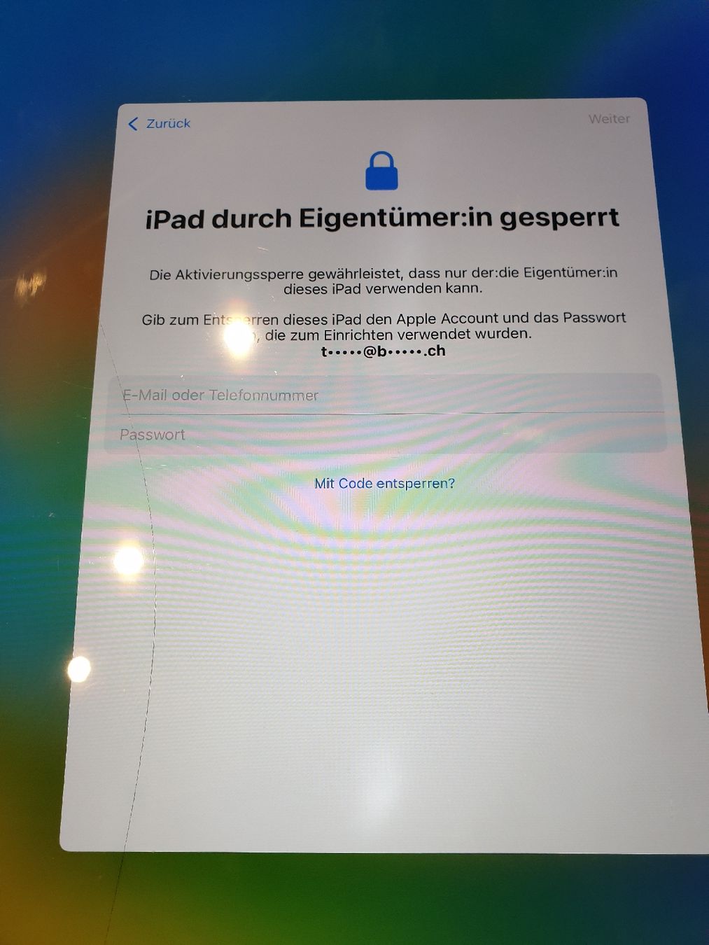 Apple Tablet PC: iPad pro 12.9 zoll 1. Generation A1584 gesperrt – Defekt aus Ittigen von Ziok187 6