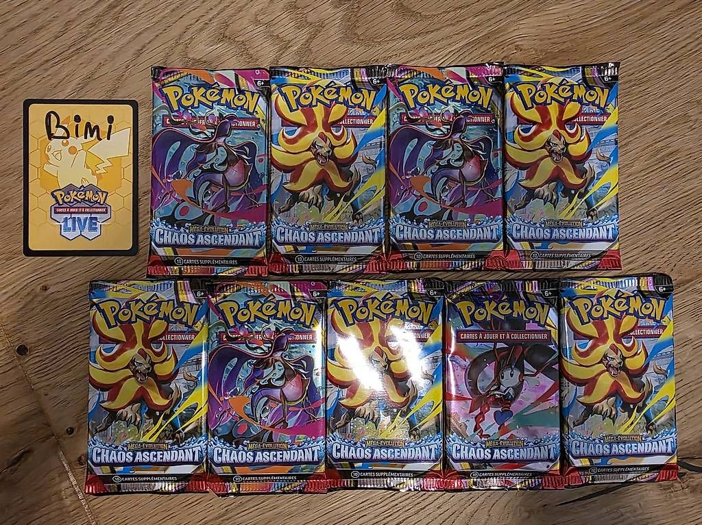 Pokémon Cartes à collectionner: Booster - Pokémon Méga-Évolution CHAOS ASCENDANT – Neuf avec emballage d'origine à Bassecourt par BimibOy