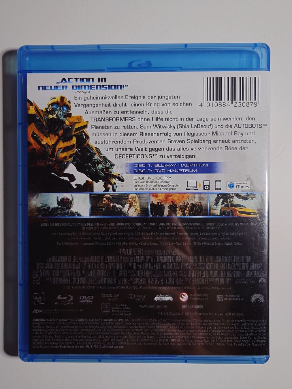 Alle DVDs: Transformers 3 Blu-Ray – Gebraucht aus Kaiseraugst von flo_ydd2 1