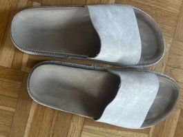 Graceland Pantoletten beige Grösse 38 guter Zustand