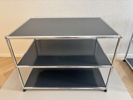 USM Haller Anthrazit, 2 Tablare,
