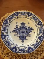 Echter Delfs blauer Teller Porcelijne fles 1975