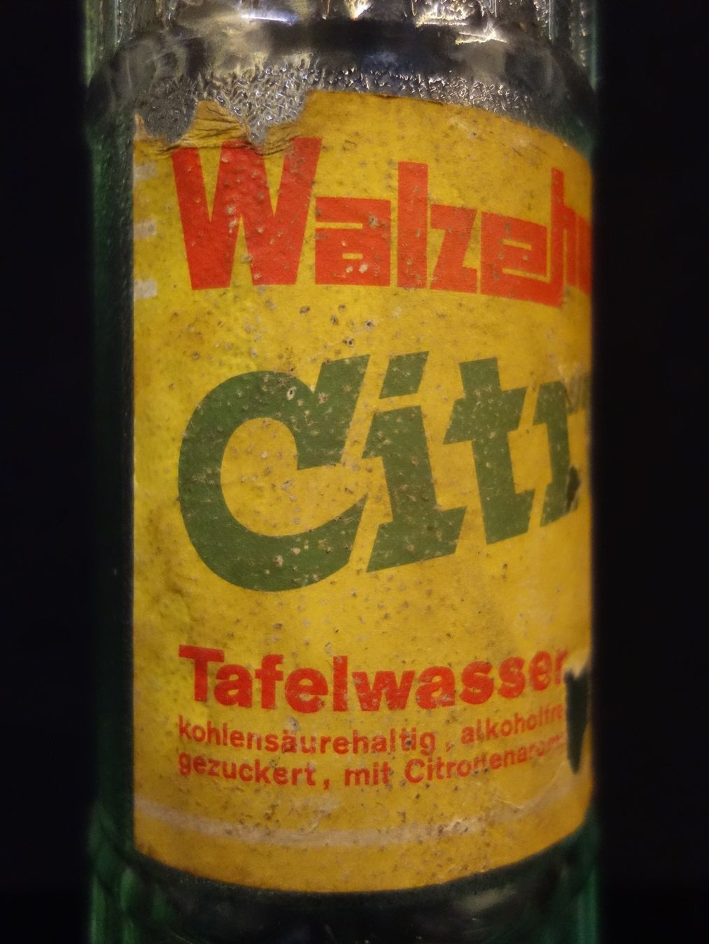 Bicchieri, Caraffe & Bottiglie: alte Flasche WALZEHUSER CITRUS 1966 – Usato da Kerzers venduto da Flaschenposten 4