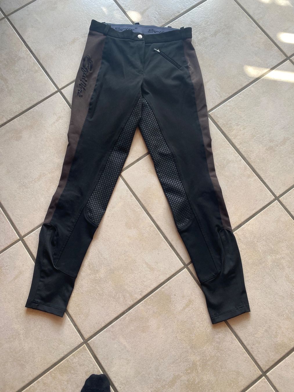 Pantaloni: 36 Reithose schwarz braun ÉQUILIBRE – Usato da Orpund venduto da Mary8972 5
