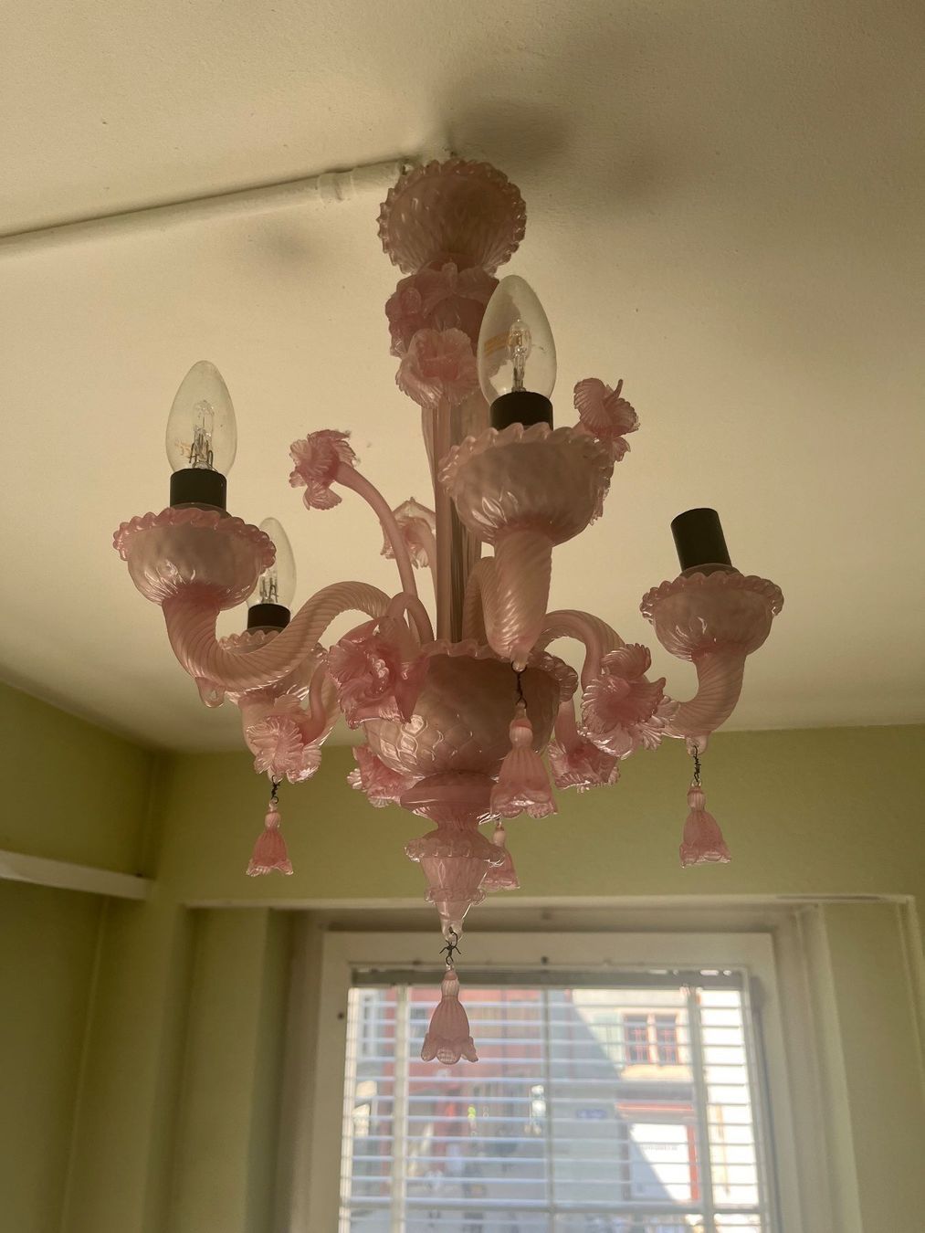 Lampadari & plafoniere: Murano 5x zartrosane Original Leuchter – Usato da zürich venduto da min_mh2q 2
