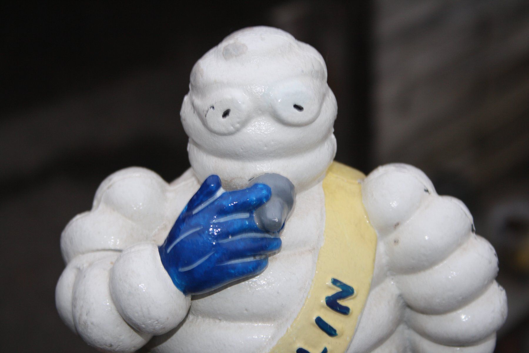 Michelin Statuette: MICHELIN MANN BIBENDUM EISEN – Usato da Wauwil venduto da Pneuedy 3