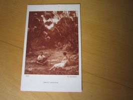 No 10 Antike Postkarte CONCERT CAMPETRE