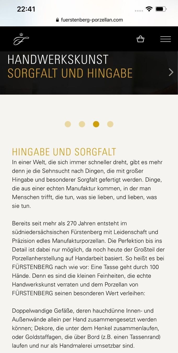 Vasen & Gefässe: FÜRSTENBERG Porzellan Vase – Gebraucht aus Winkel von KaschmirArt 8