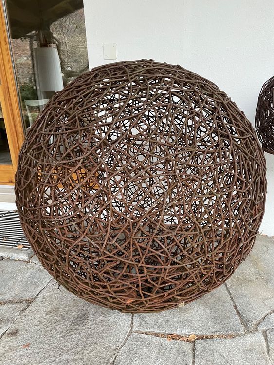 Metallkugel 1m Durchmesser „gestrickt“für Garten Dekoration Kaufen