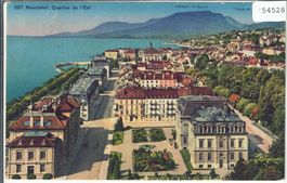 Neuchatel - Quartier de l'Est - Litho