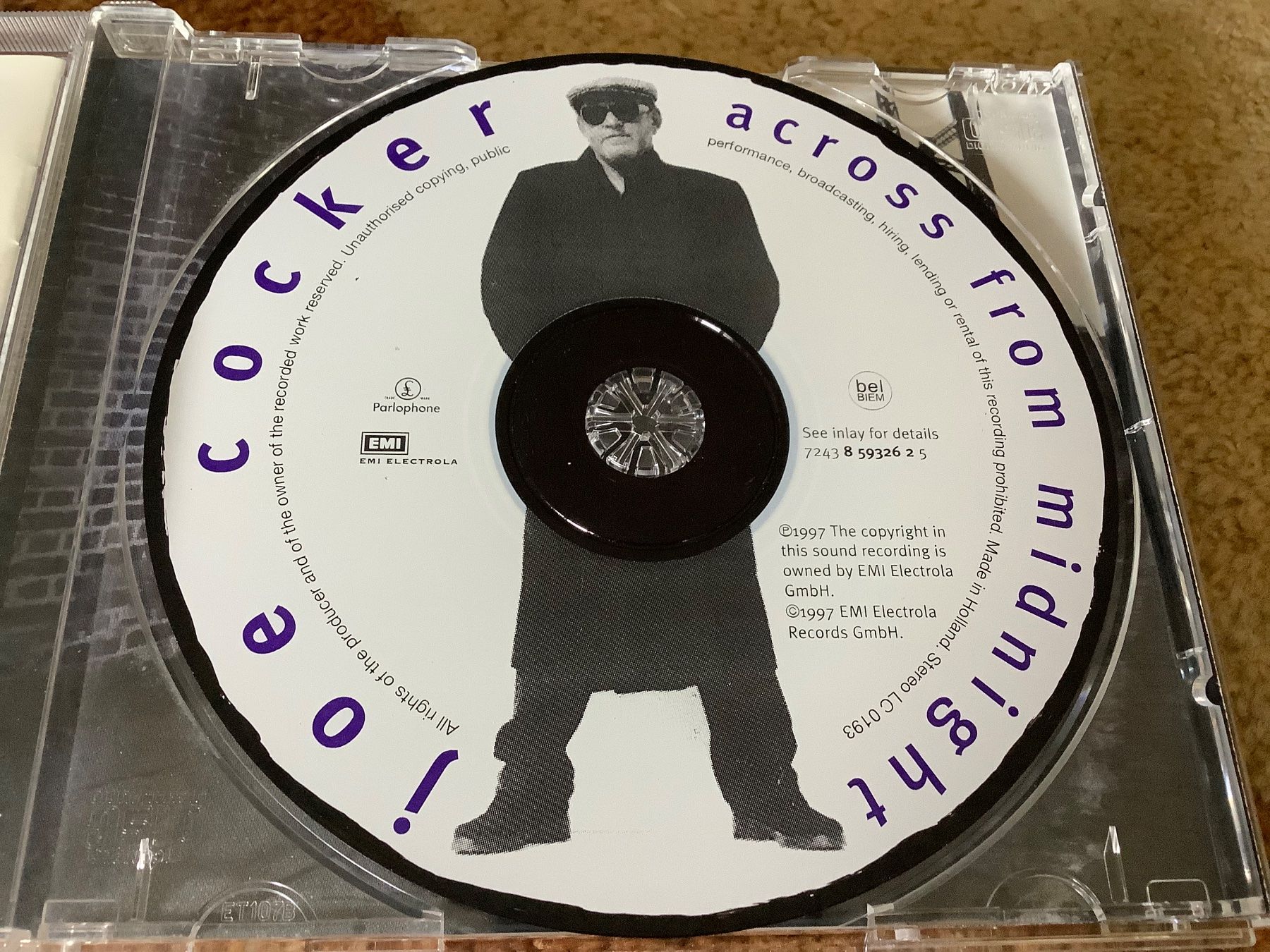 CDs: Joe Cocker *  across from midnight – Gebraucht aus herzogenbuchsee von HIFIANER 2