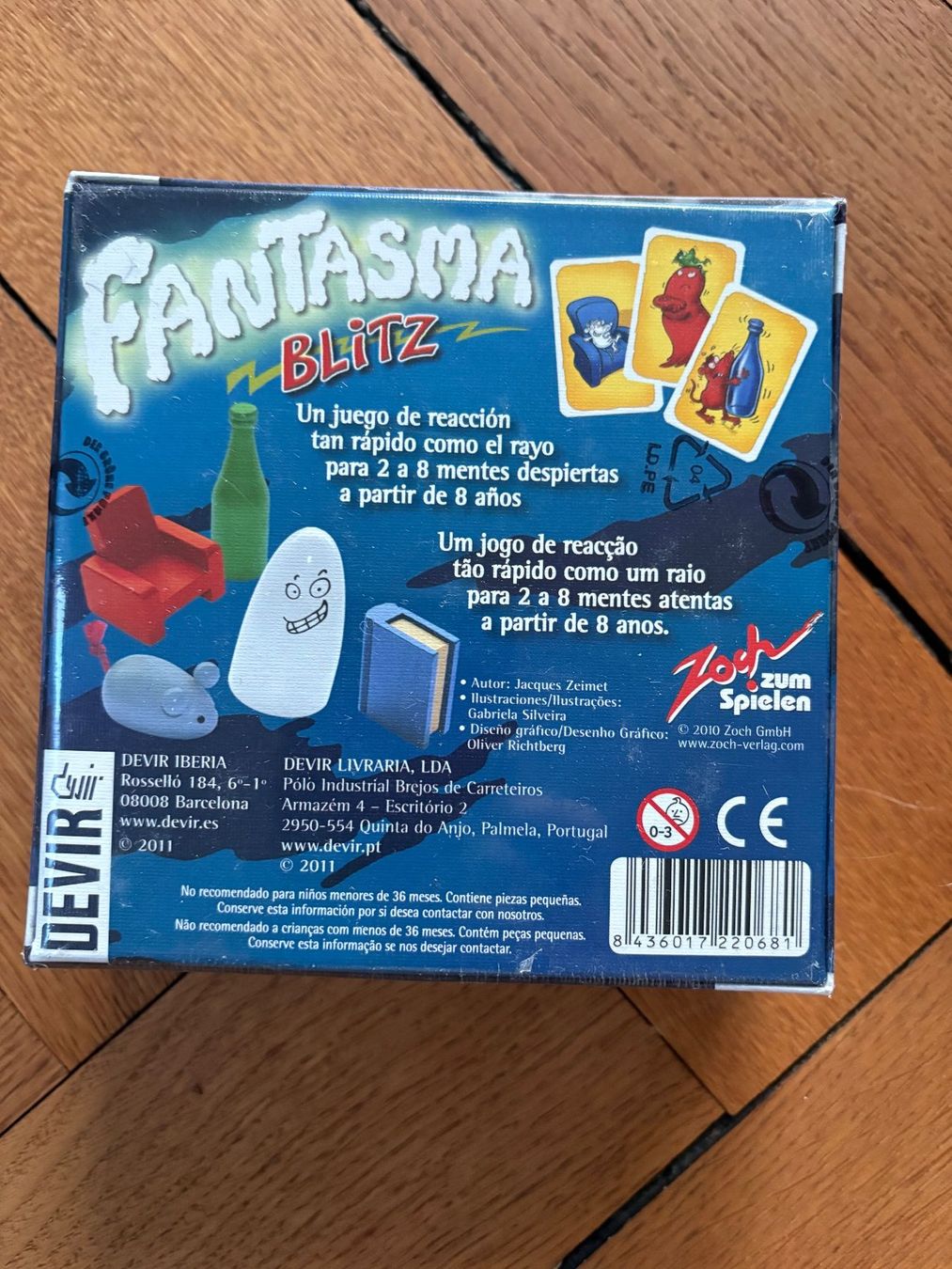 Giochi: Brettspiel Fantasma - spanisch – Usato da Zürich venduto da triangular 1