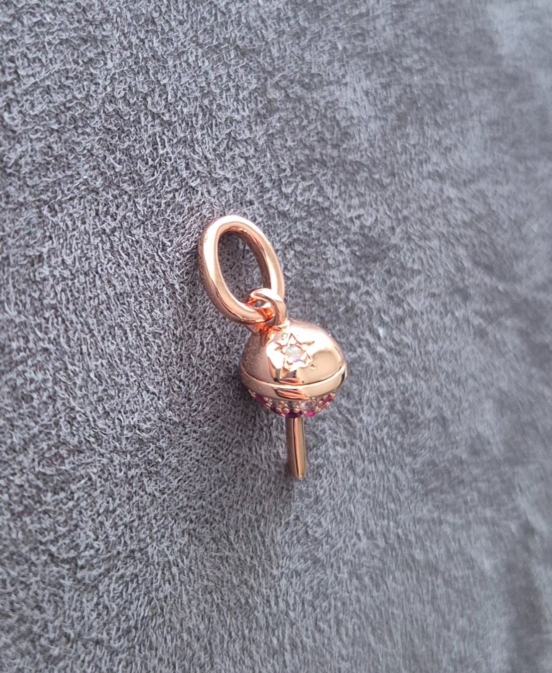 Ciondoli: Silber Charm Candy Lolipop rosé +Garantie – Nuovo (secondo la descrizione) da Rotkreuz venduto da Carbone_Bijou-Shop 1