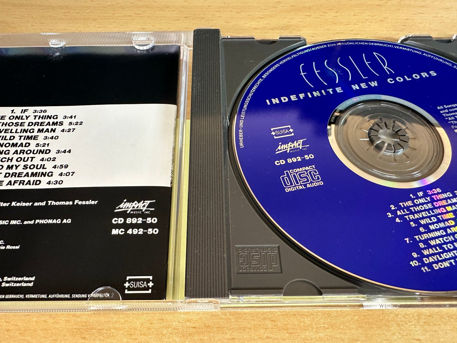 CD: Fessler Inc – Indefinite New Colors – Usato da Rikon im Tösstal venduto da Alpenmutz 2