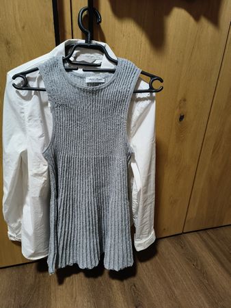 Top/Pullunder von Andre Maurice, Grau, Made in Italy