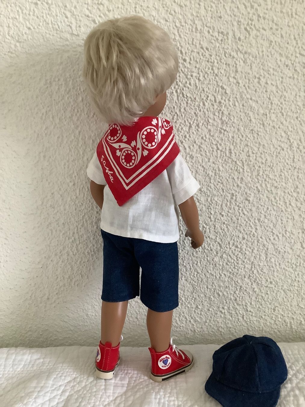 Sasha Morgenthaler Bambole: Sasha Puppe Junge blond – Usato da Hunzenschwil venduto da Jennys8 1