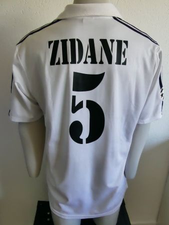 Home, Real Madrid 2001-2002, Zidane, maillot vintage foot