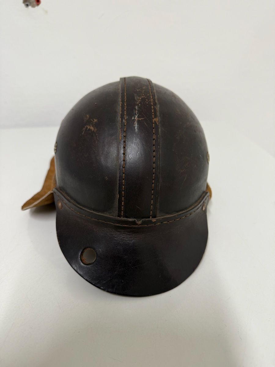 Abiti antichi: Oldtimer Mottorad Aviatic Autos Helm Lederhelm – Usato da Riehen venduto da MaestroImperatore 2