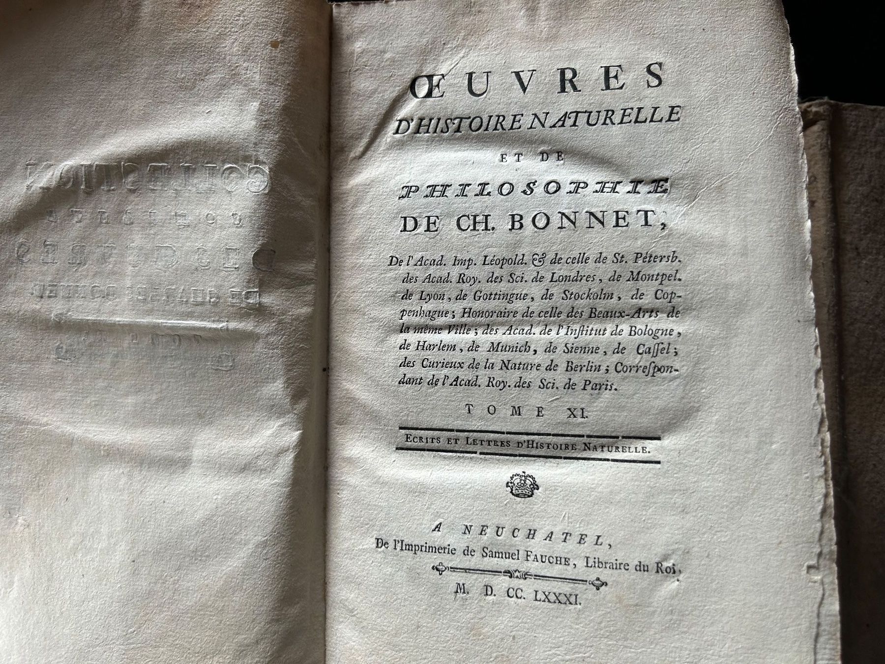 Libri: 4 Livres de Charles BONNET – Usato da Bernex venduto da qpdkvm 5