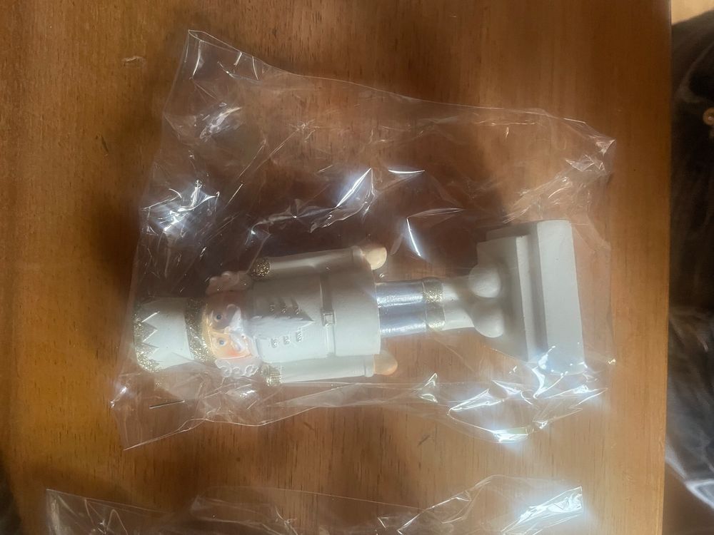 2x Aufbewahrungsbox Für Weihnachtsfiguren Bis 40,6 Cm | Transparent, Mit Trennwänden | Nussknacker, Weihnachtsmänner