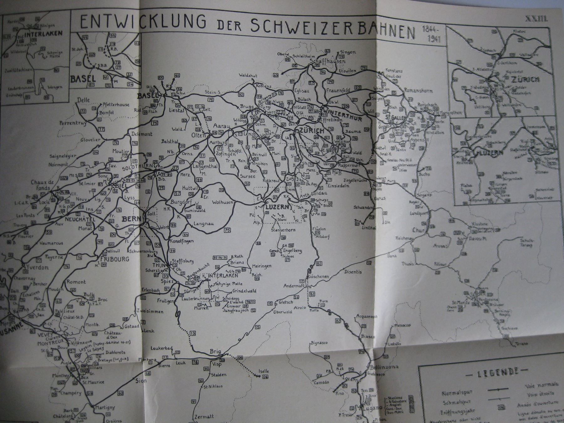 Libri: 100 Jahre Schweizerbahnen 1841-1941 – Usato da Buchs ZH venduto da swiss-train 5