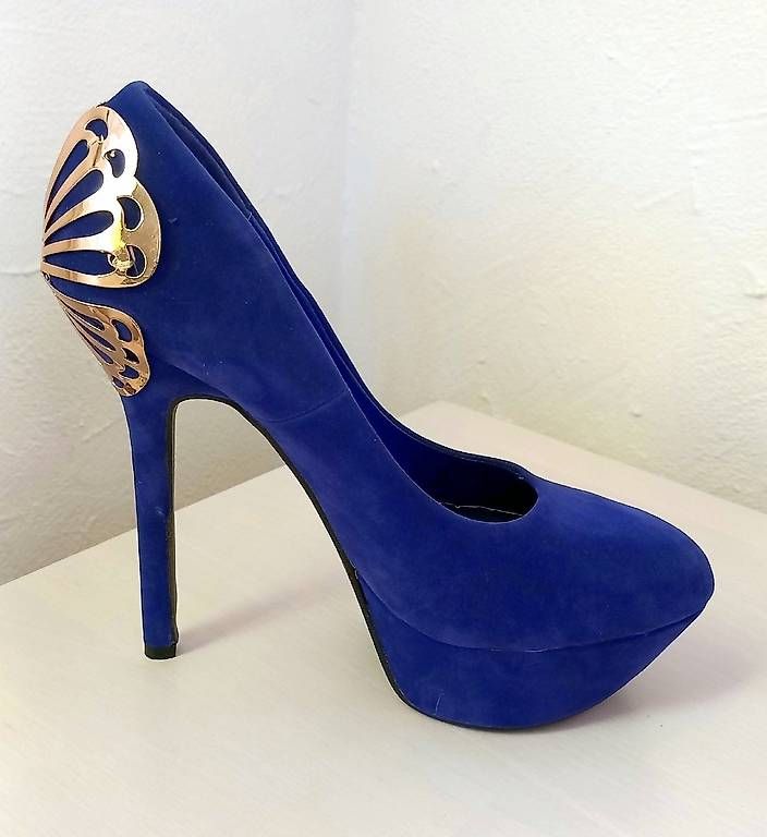 Scarpe da donna: Pumps Gr. 39 Blau – Usato da Rikon im Tösstal venduto da maverik08 2