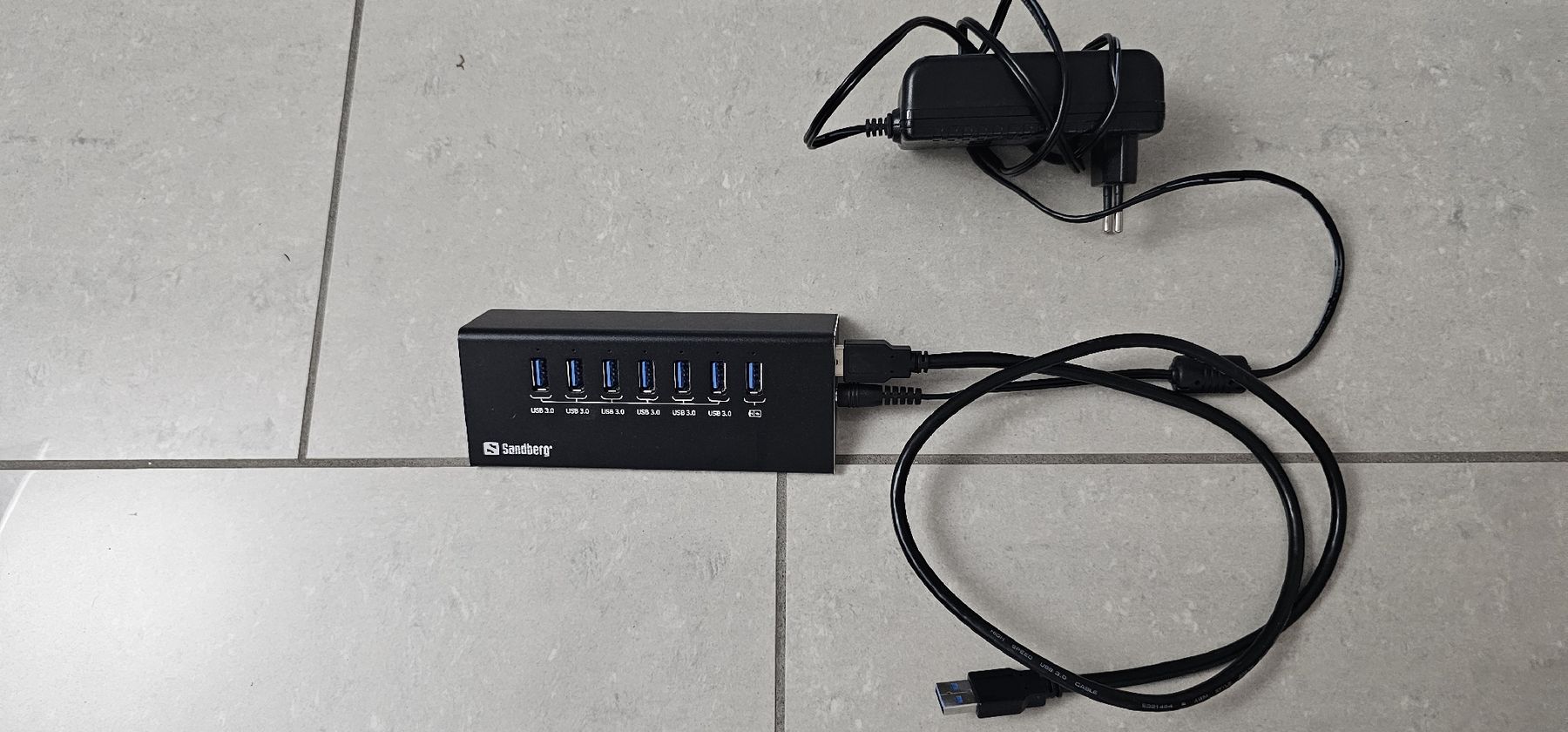 Hub USB 3.0 Sandberg a 7 porte con alimentatore (Gebraucht) in Gordola ...