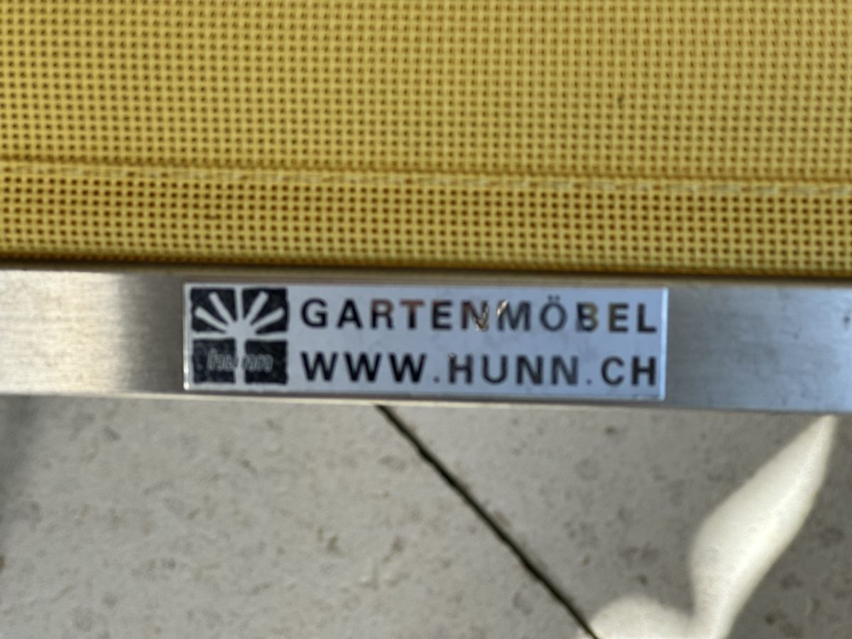 Hunn Sedie: 4 Chaises de jardin Hunn Möbel  – Usato da Rolle venduto da maggie53