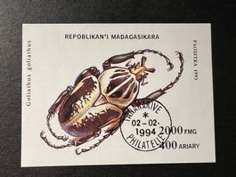 Madagaskar1994 Käfer Block gest. Luxus (E1036)