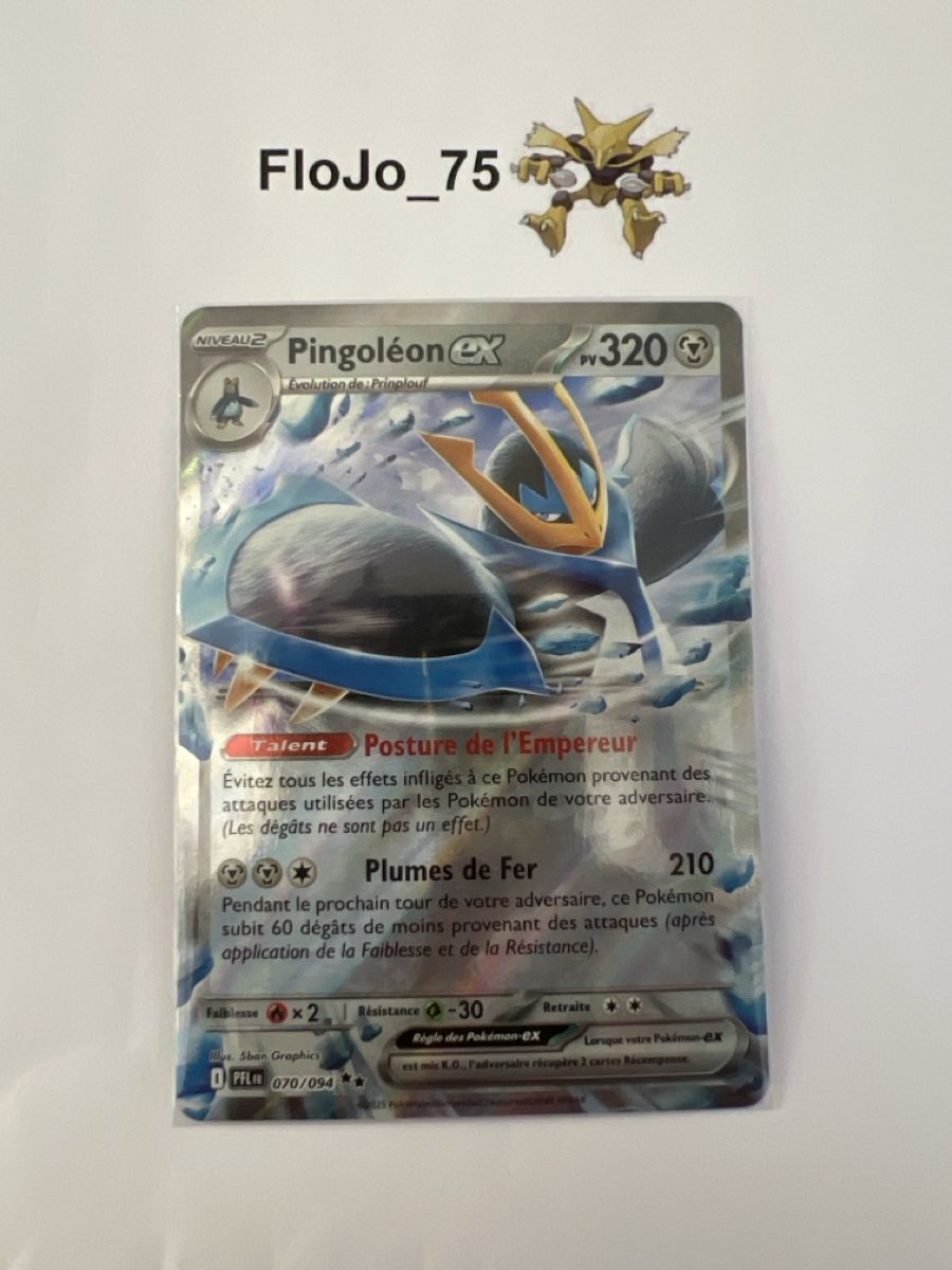 Pokémon Cartes à collectionner: Pingoléon ex 70/94 🇫🇷 – D'occasion à St-Blaise par FloJo_75
