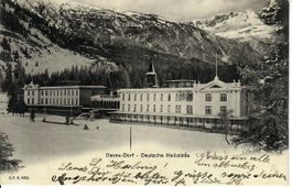 Davos Dorf - Deutsche Heilstätte 1904