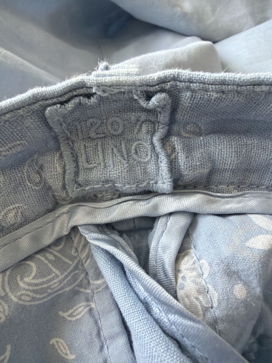 Hosen: Leinen Hose hellblau 120% Lino, Grösse 46  – Gebraucht aus Schattdorf von lestage 6