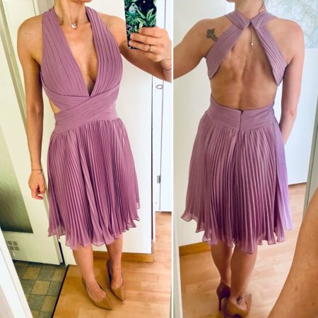 Cocktailkleid / Backless Cocktail Dress XS/34