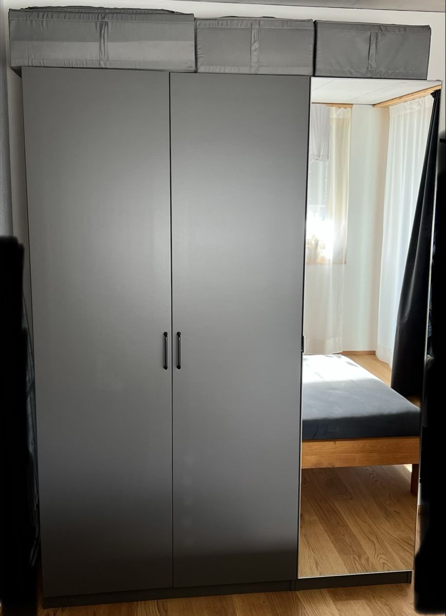 Schränke: Pax Kleiderschrank grau – Neu (gemäss Beschreibung) aus Liebefeld von ah_1 3