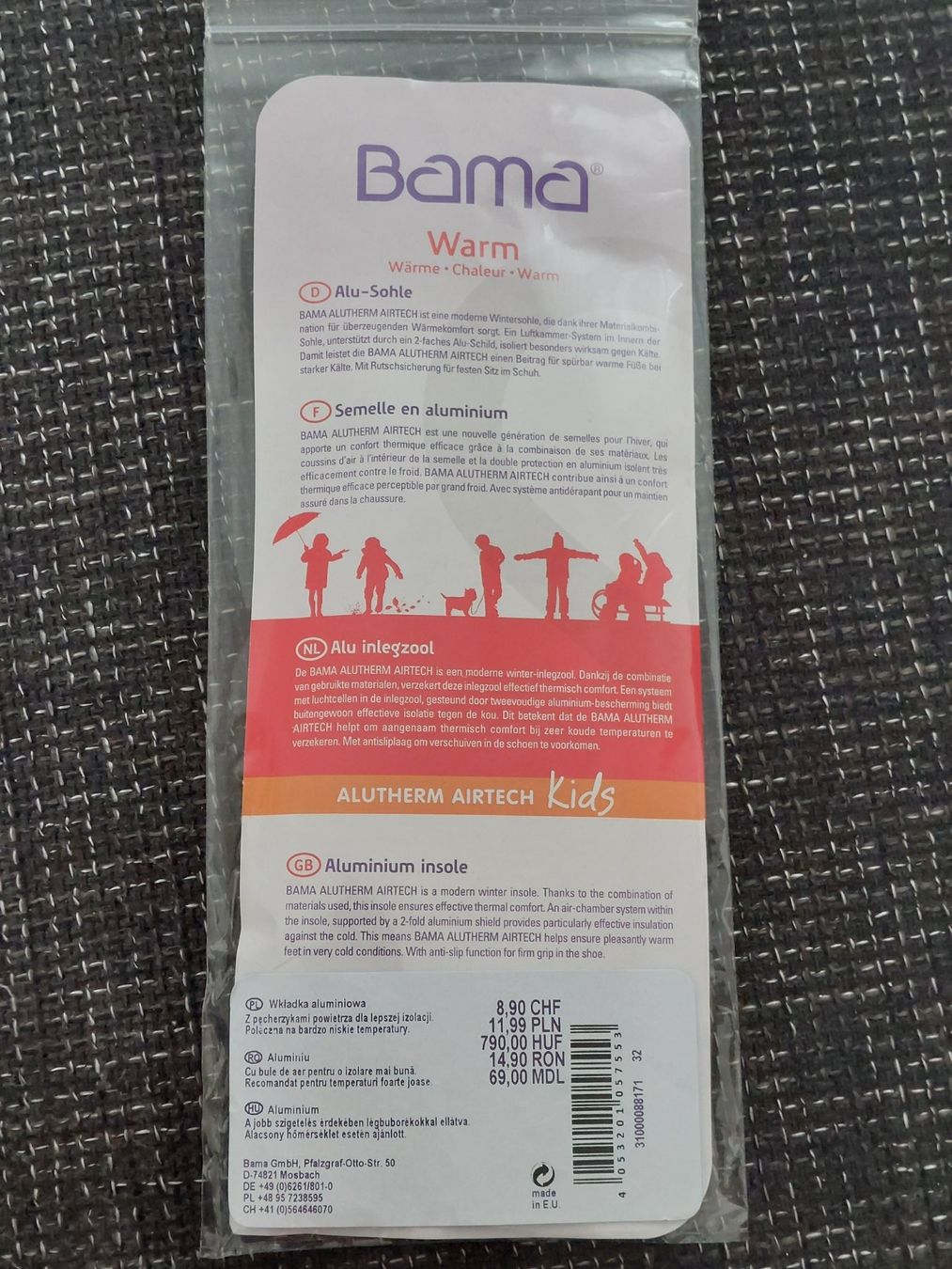 Chaussures hommes: Bama Alu-Wärmesohle Gr. 32 – Neuf avec emballage d'origine à Neudorf par Riwe81 1