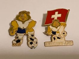 2 Pin Goaliath Maskottchen UEFA Euro 1996