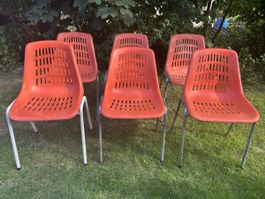 6x Vintage Gartenstühle – Proinco Moplen EP (1988)