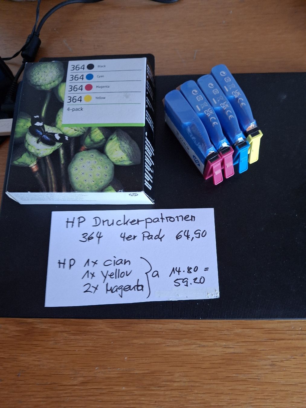 Hewlett Packard Cartucce per stampanti & toner: HP Druckeroatronen – Nuovo e nell'imballaggio originale da Seengen venduto da elav