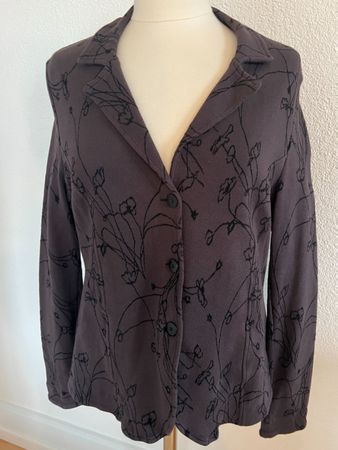 Colora Damen Blazer / Jacke, Gr. XL, Braun/Schwarz NEU