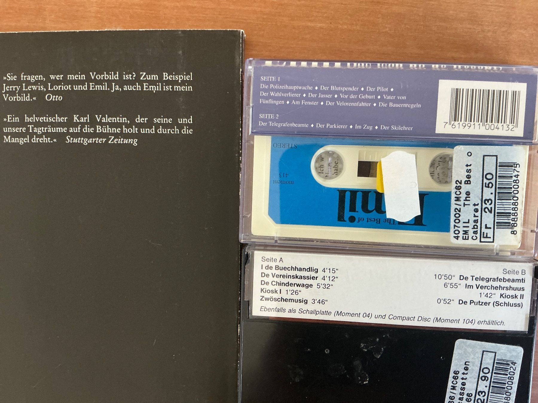 Libri: Emil Feuerabend Büchlein +2 Kassetten – Usato da Kirchenthurnen venduto da Gluecksbrief 1