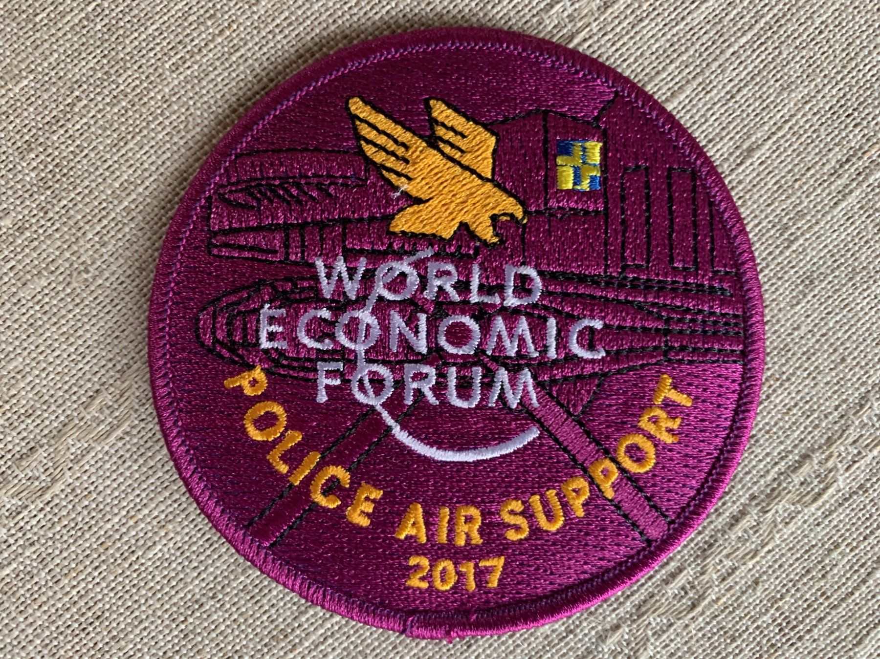Plaketten & Abzeichen: Abzeichen Police Air Support WEF 2017 – Gebraucht aus Volketswil von zwitsch33