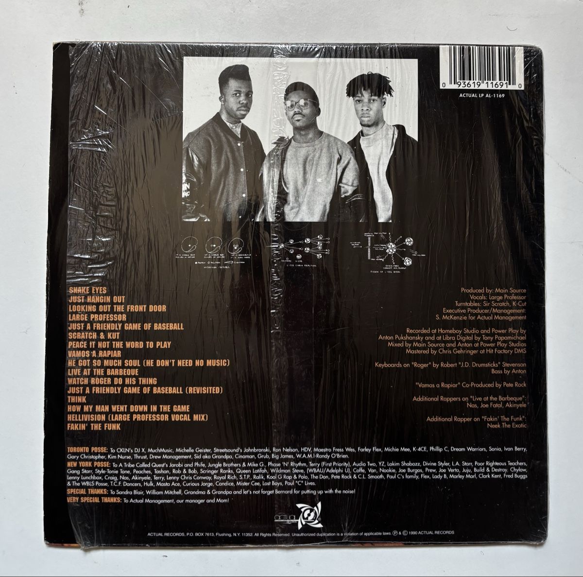 Dischi in vinile: Main Source Breaks The Atom LP 1990 VG+/VG+ – Usato da Neuchâtel venduto da Deivid2 5
